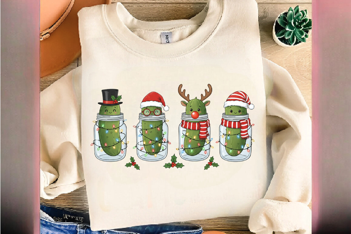 Christmas Pickles PNG, an Illustration by DreamArtGraphic (Photo 4 of 5)