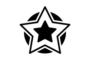 Star celestial body solid icon, a Solid Icon by Creative priyanka