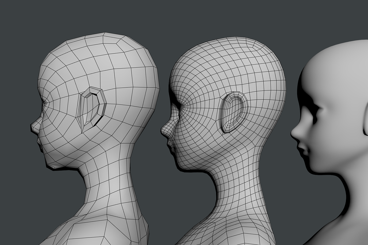 Stylized Girl Abby Shape Mesh, a Characters & Person 3D Model by VK Studio (Photo 16 of 16)
