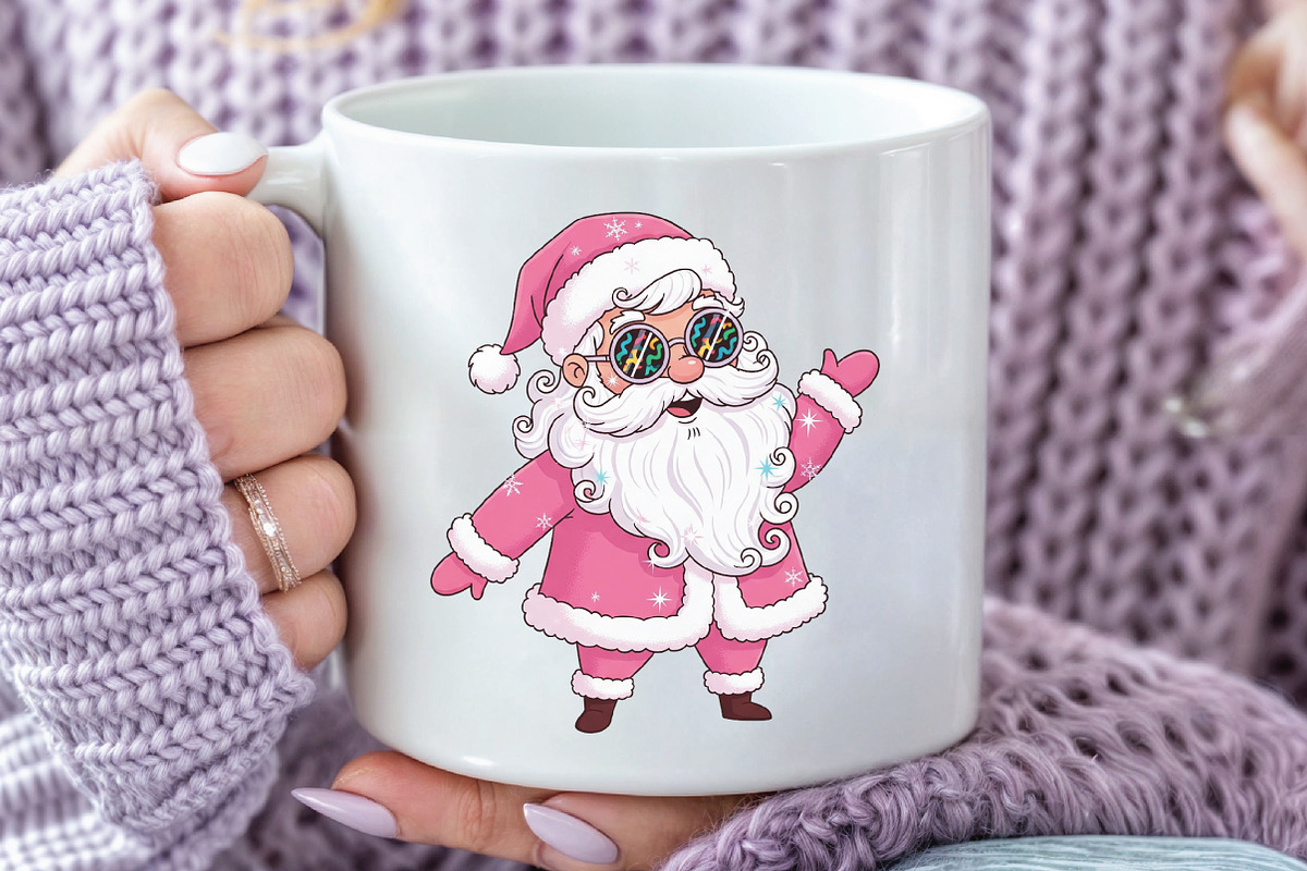 Christmas Funny Santa PNG, an Illustration by CraftArtStudio (Photo 3 of 4)