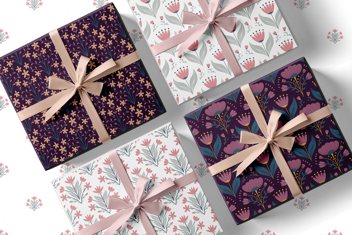 Bohemian Floral Pattern Collection, a Graphic by Asya Melkonyan Patterns (Photo 10 of 15)