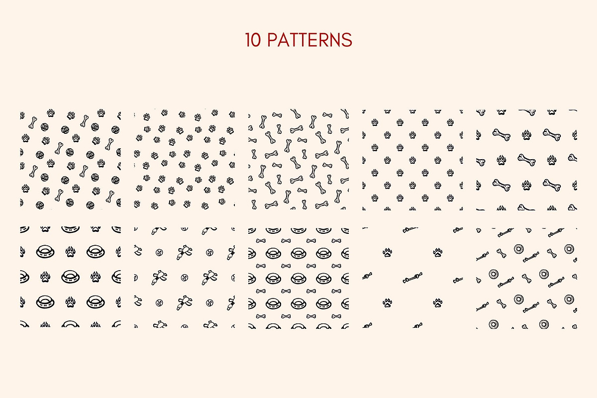 Hand-Drawn Dogs Cliparts Set, an Animal Illustration by Veronika Gotovceva (Photo 7 of 8)