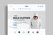 ECommerce Website Landing Page, a Landing Page Template by MightyDesign (Thumbnail 2 of 8)