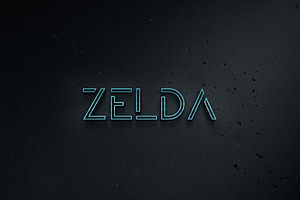 ZELDA typeface (OUTLINE)