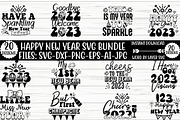 Happy New Year SVG Bundle, an Object Graphic by CrexoraLab (Thumbnail 1 of 4)