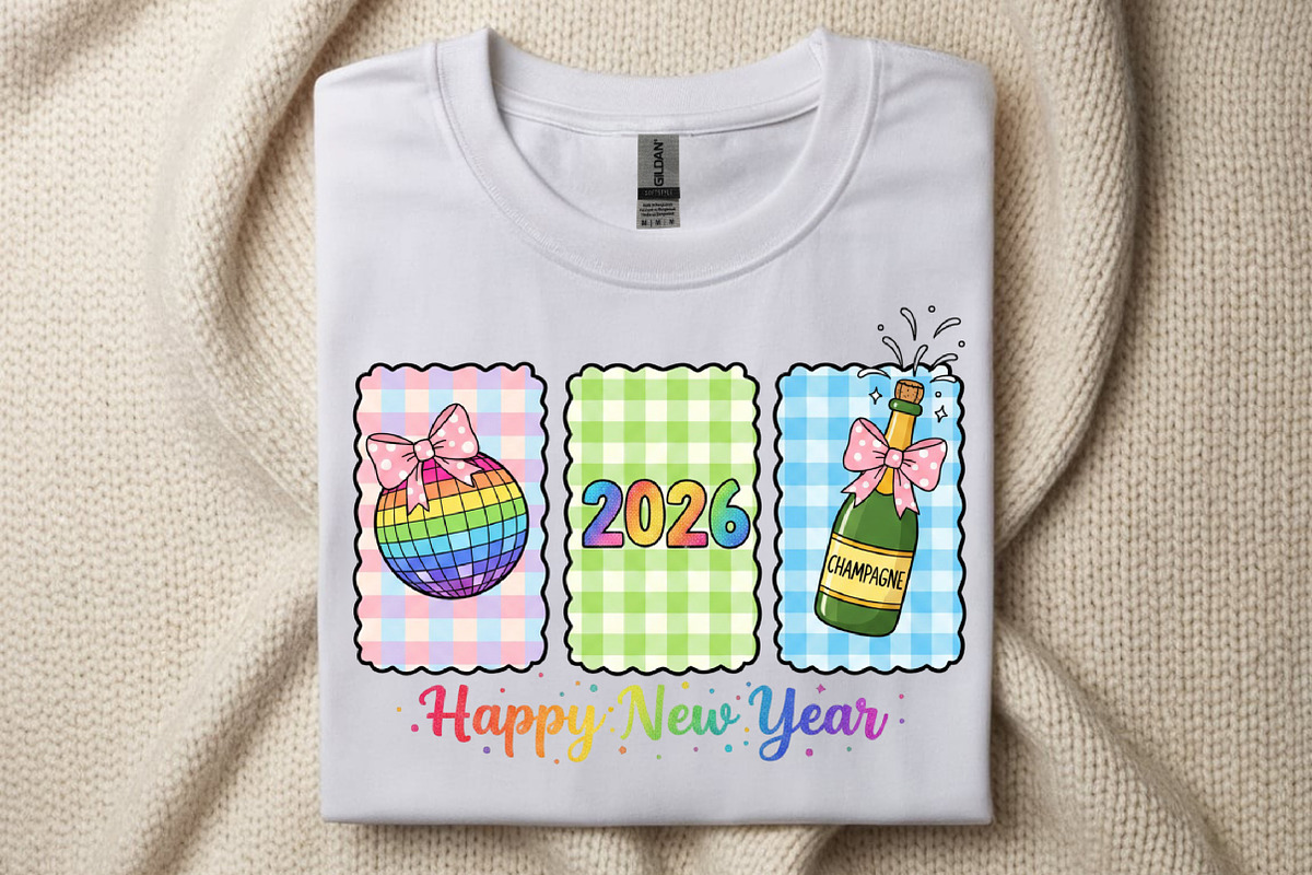 2026 Happy New Year PNG, an Illustration by SinaCreation (Photo 7 of 11)