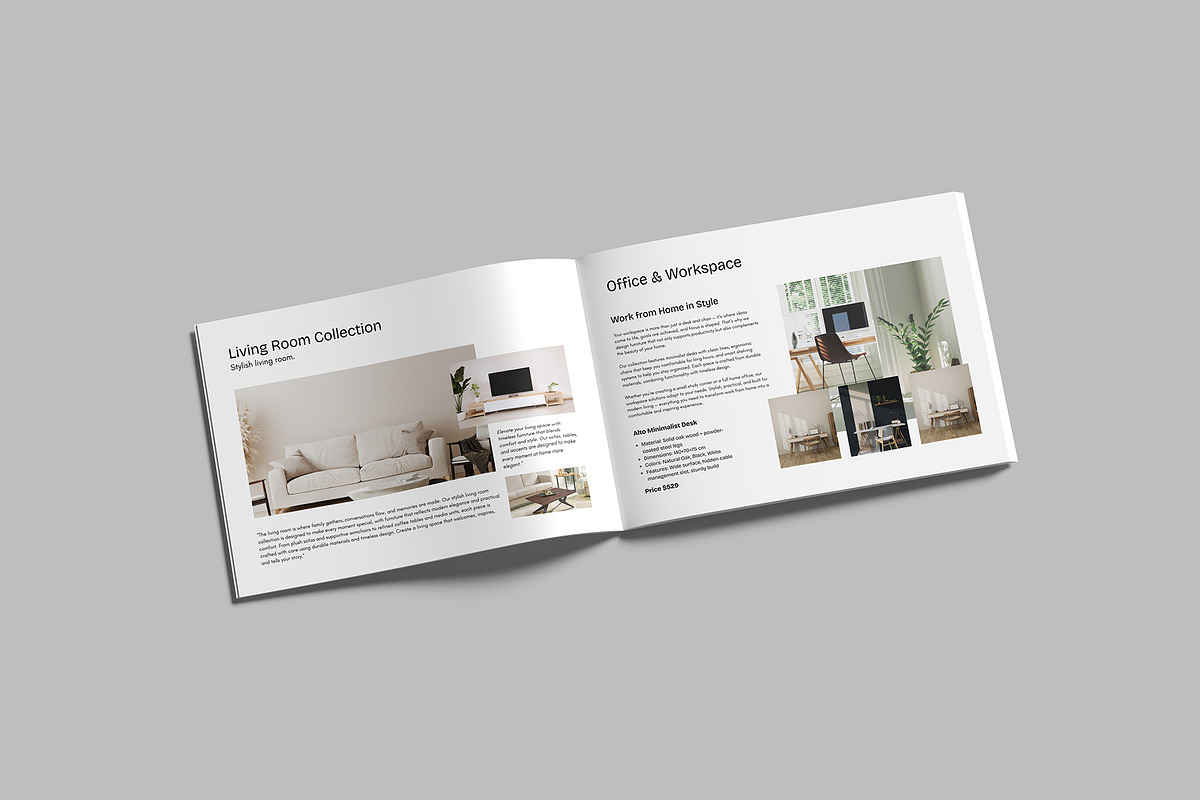 A4 Landscape Magazine Mockup, a Magazine Template by graphictime (Photo 3 of 10)