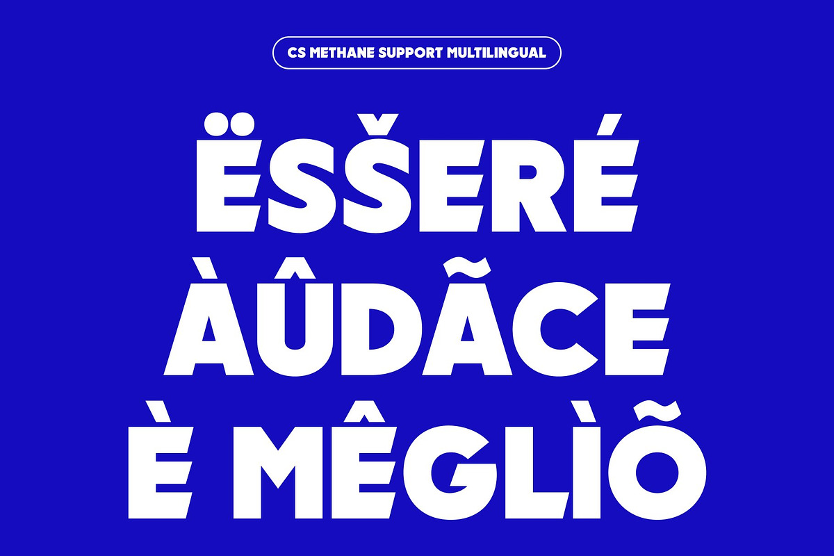 CS Methane – Bold Sans Serif, a Sans Serif Font by Craft Supply Co. (Photo 6 of 8)