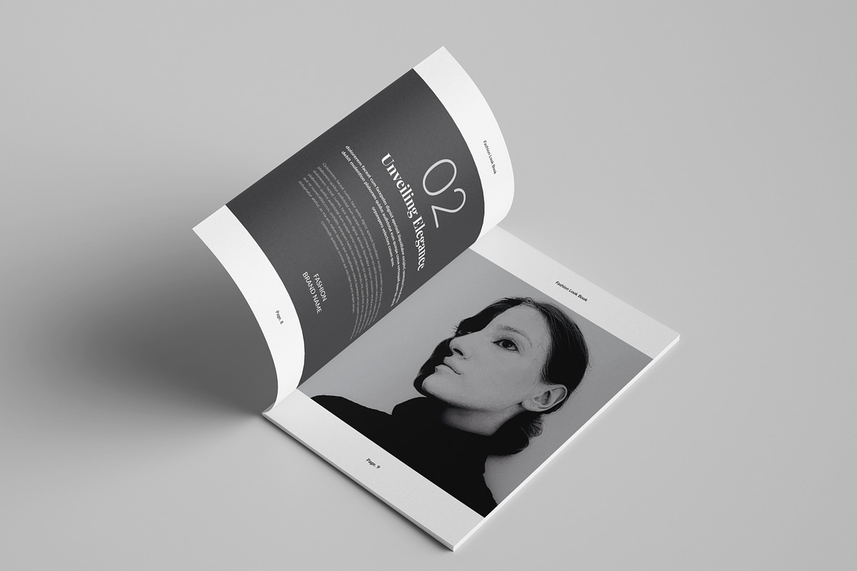 Fashion Lookbook Template, a Brochure Template by Spark_Creative (Photo 6 of 17)