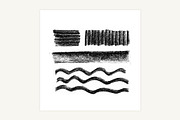 33 Charcoal hand painted elements, a Texture Graphic by My watercolor shop (Thumbnail 2 of 8)