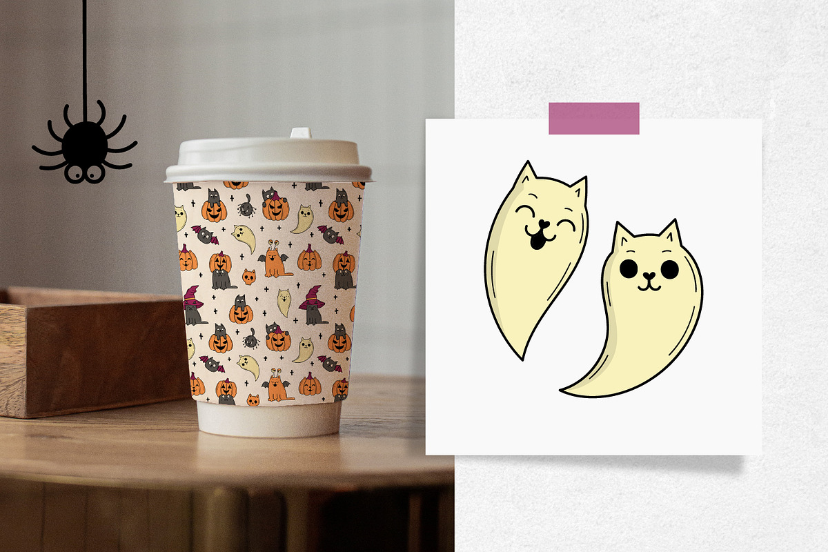 Halloween doodle collection, an Object Graphic by My May Art (Photo 8 of 11)
