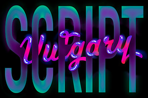 Sale! Vulgary Script