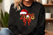 Glitter Happy New Year 2026 Png, an Illustration by Craft Nest (Thumbnail 3 of 6)