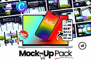 Mock-Up Pack v1 Canva Templates, a Social Media Template by Virall (Thumbnail 1 of 10)