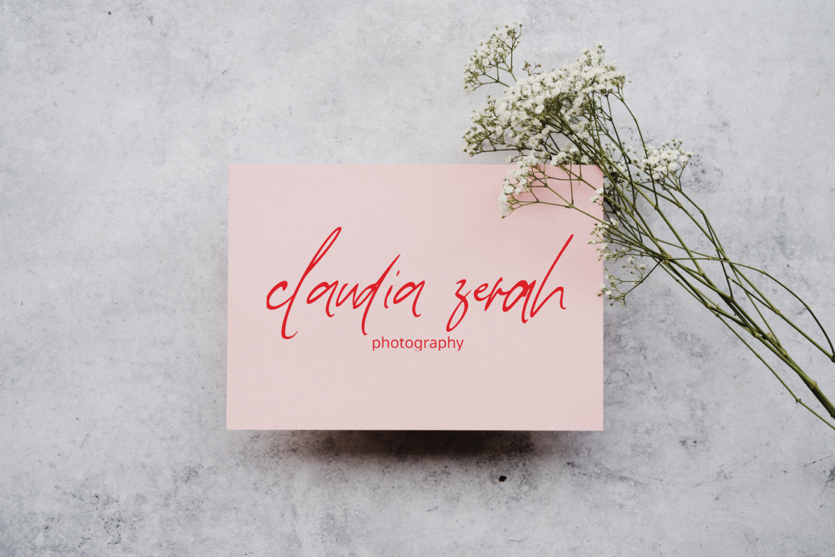 Wistonia - Handwritten Signature, a Script Font by tebaltipislab (Photo 2 of 7)