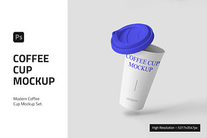 Coffee Cup Mockup, a Cups & Container Mockup by PixelWink