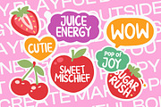 Cherry Rush Cute Handwriting, a Handwritten Font by Littlehand (Thumbnail 5 of 10)