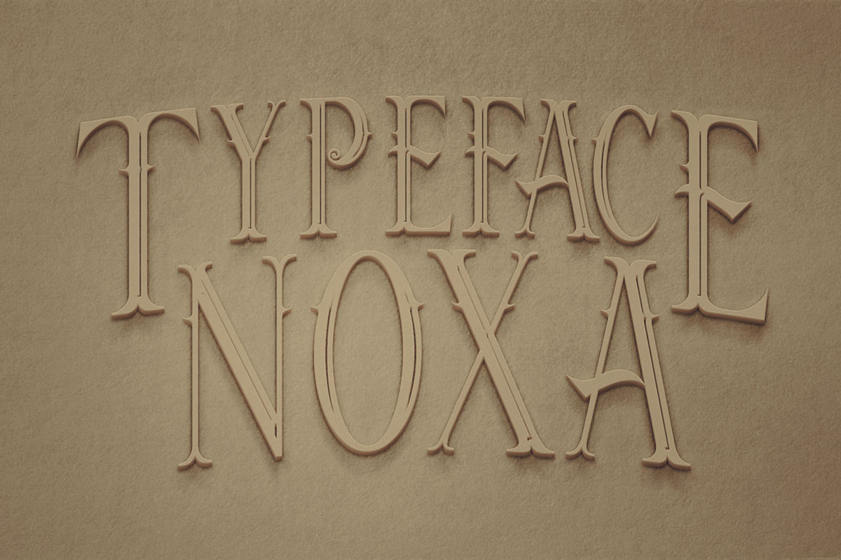 Noxa - Display Font preview 6