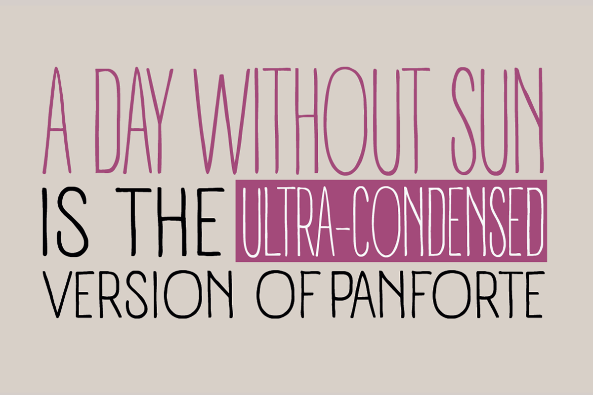 Panforte Pro - 7 fonts preview 5