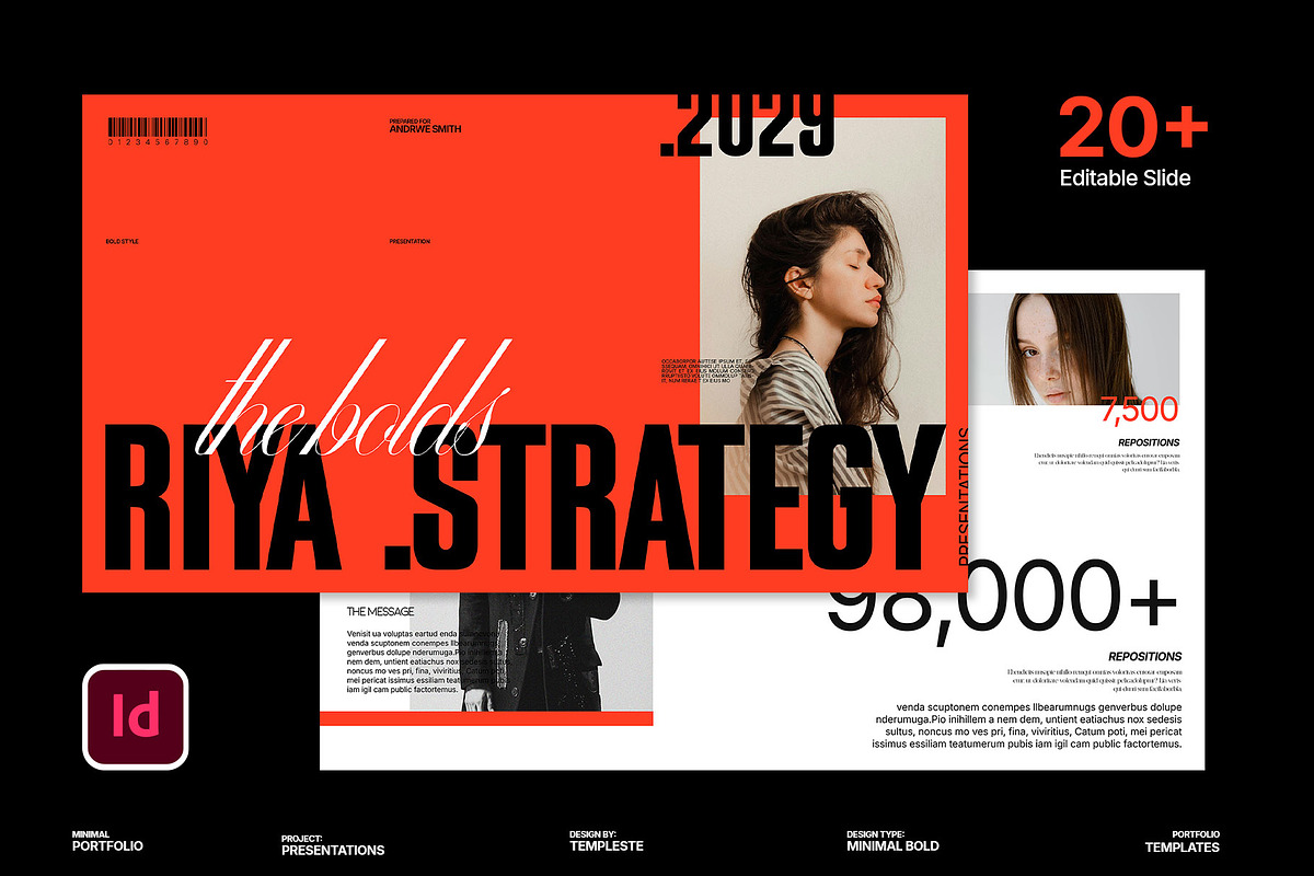 RIYA | STRATEGY DECK, a Presentation Template by Templeste (Photo 1 of 5)