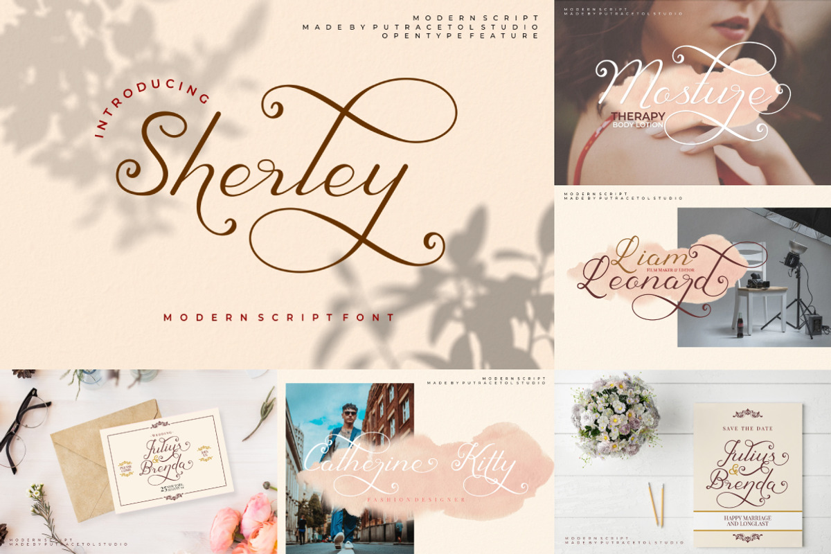 Best Beautiful Script Font Bundle, a Script Font by PutraCetol Studio (Photo 12 of 23)