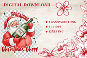 Funny Christmas Santa Claus Png, an Illustration by OK Design (Thumbnail 4 of 4)