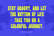 Roundy Groovy - Groovy Display Font, a Font by Studio Moara (Thumbnail 3 of 8)
