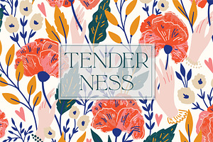 TENDERNESS Poppies Floral Pattern