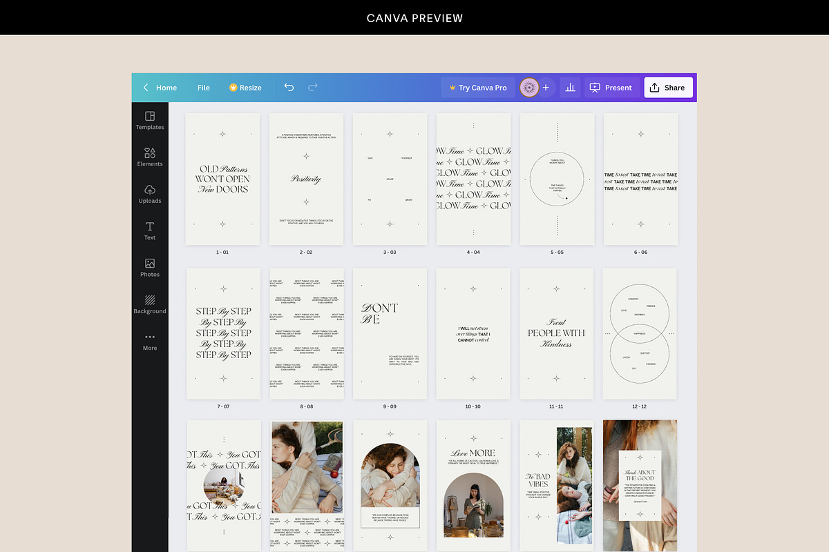 Quote Instagram Post and Stories v3, a Social Media Template by Studio K (Photo 8 of 9)