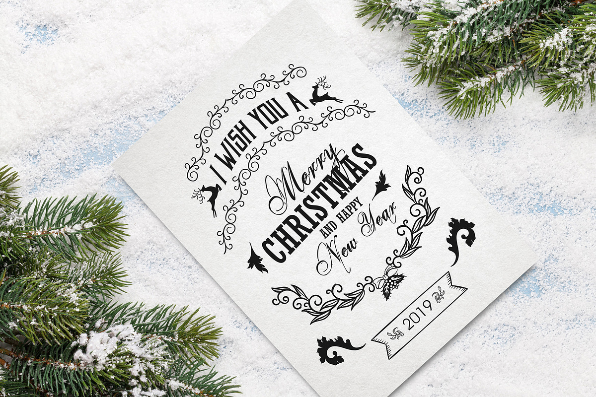 48 Christmas Mockup, a Print Template by Walentin (Photo 35 of 49)