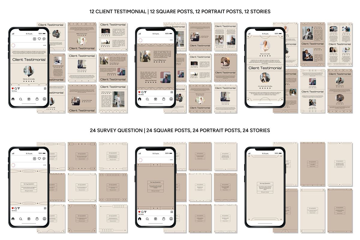 Interior Instagram Template, a Social Media Template by Kalubuak (Photo 3 of 10)