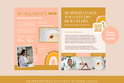 Flyer template Boho Coaching, a Templates & Theme by Designbysterre (Thumbnail 1 of 6)