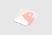 Square Business Card Mock-up, a Books & Magazine Mockup by pixiegraphics (Thumbnail 12 of 15)