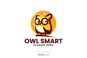 Owl Smart Logo, a Branding & Logo Template by Ary_ngeblur