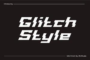 Glitch Style Font
