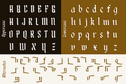 Skullines - Blackletter Display Font, a Blackletter Font by RagamKata (Thumbnail 9 of 10)