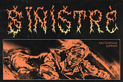 CS Crime – Black Metal Font, a Blackletter Font by Craft Supply Co. (Thumbnail 7 of 8)
