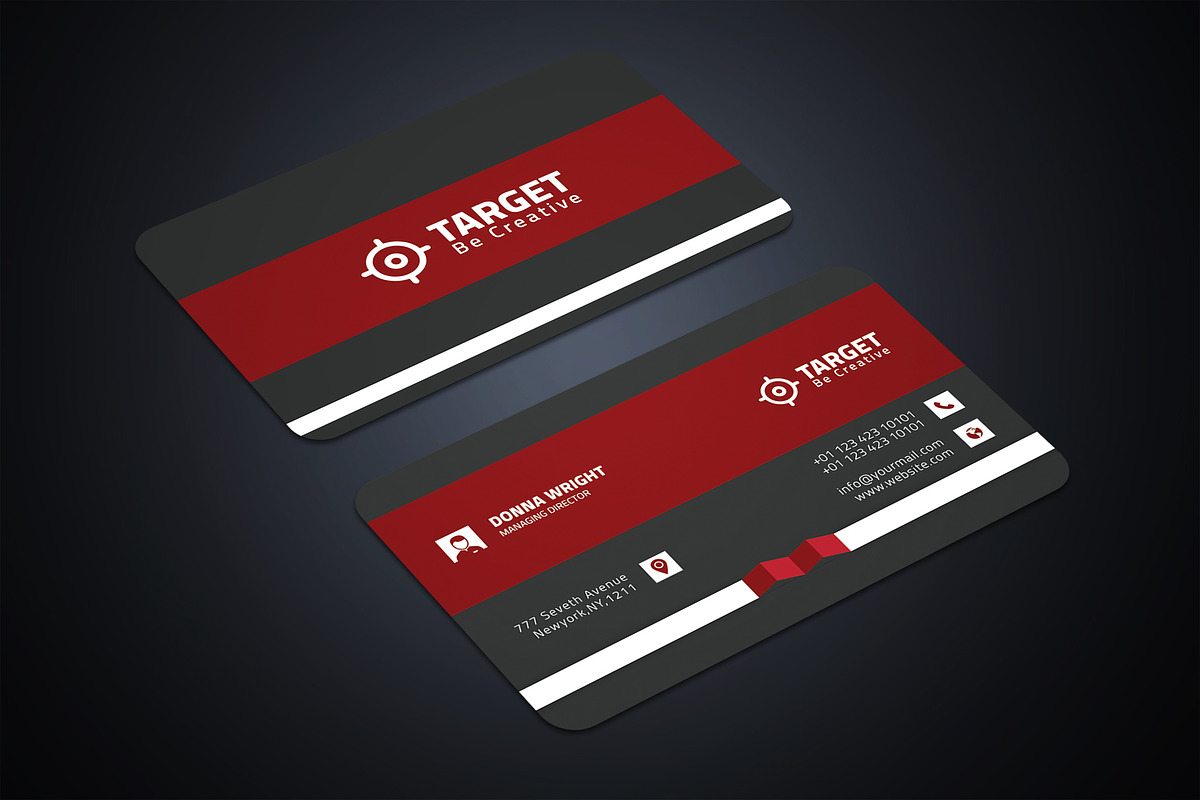 100 Business Card Template Bundle, a Business Card Template by Smashing_Studio (Photo 50 of 80)