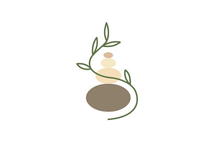 balance stone beauty yoga wellness, a Branding & Logo Template by devastd