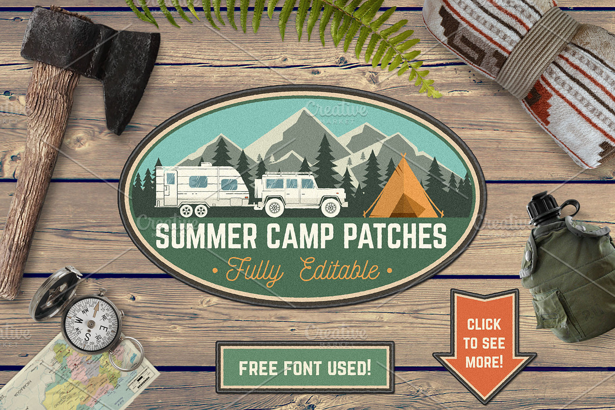 156 Editable Badges and Patches, a Branding & Logo Template by sivVector (Photo 4 of 7)