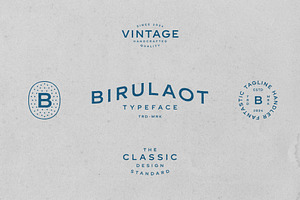 BIRULAOT TYPEFACE