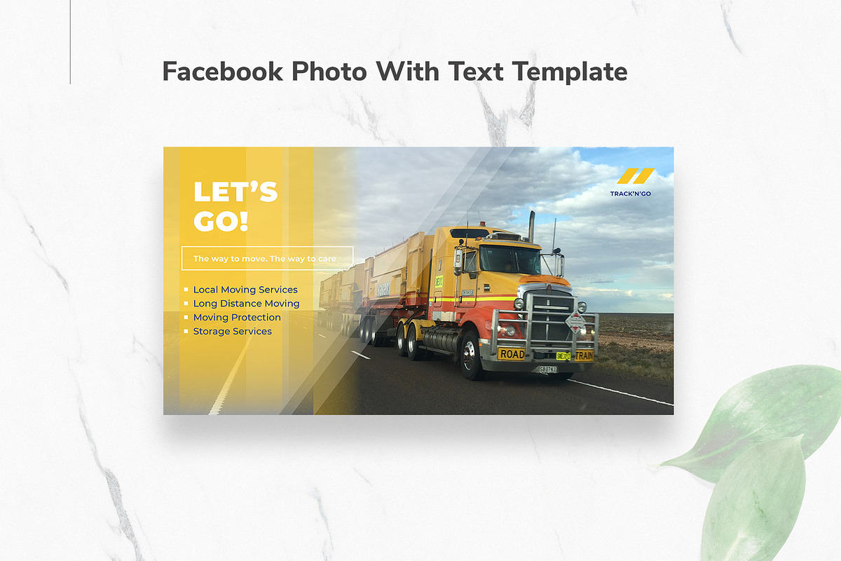 Trucking Logistics Facebook, a Social Media Template by TemplatesNow! (Photo 6 of 7)