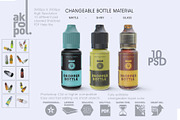 Unicorn Dropper Bottles Mock-up, a Cups & Container Mockup by akropol (Thumbnail 1 of 14)