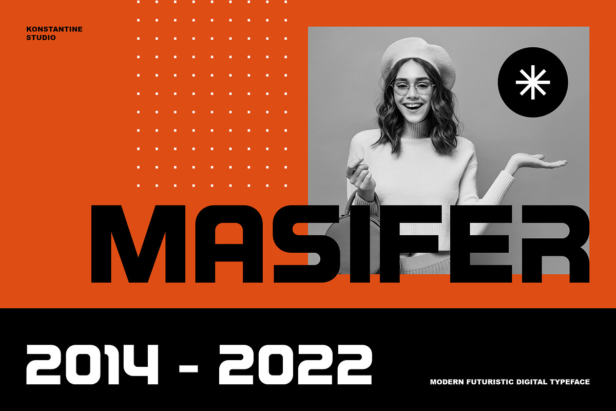 Masifer – Sporty Futuristic Fonts, a Sans Serif Font by Konstantine Studio (Photo 3 of 3)