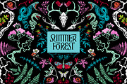 Enchanted midnight forest, an Animal Illustration by OlgaSoi007 (Thumbnail 1 of 10)