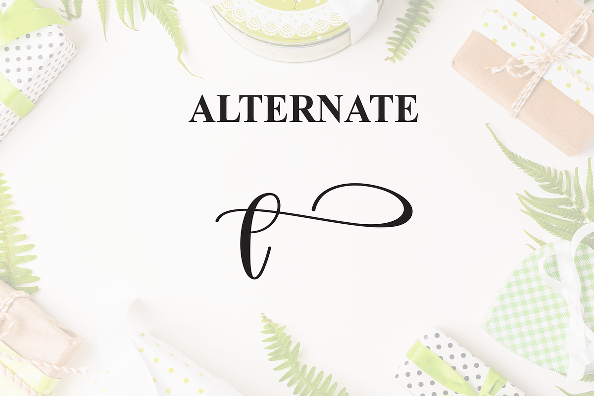 Birthday | Script Font, a Handwritten Font by Scratchones (Photo 8 of 9)