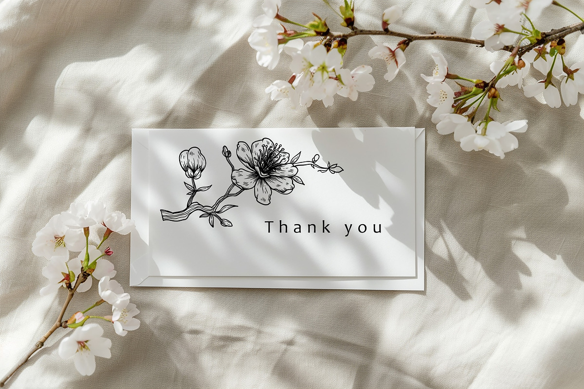 Sakura Flowers Line Art SVG, an Object Graphic by Dervik Art Store (Photo 9 of 9)