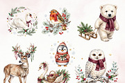 Christmas PNG Elements Bundle, a Decorative Illustration by Arslan (Thumbnail 3 of 9)