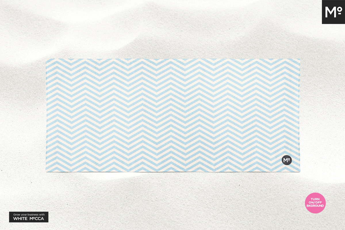 Beach Towel Mock-up, a Product Mockup by Mocca Mockups Store (Photo 7 of 9)