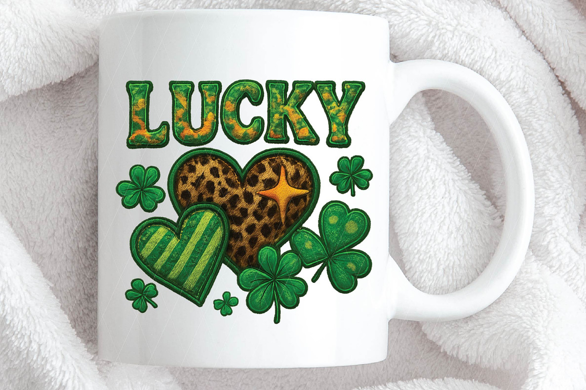 Lucky St. Patrick's Day Hearts Png, an Illustration by DreamPrint404 (Photo 2 of 6)